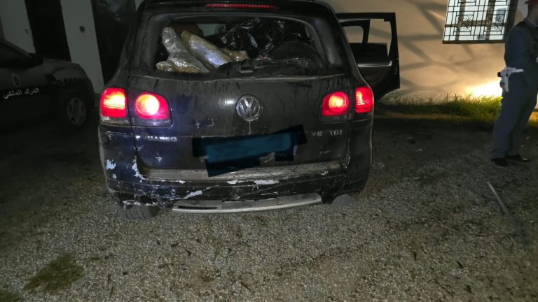 مصالح جهوية درك الجديدة توقف عربة رباعية الدفع محملة بمخدرات