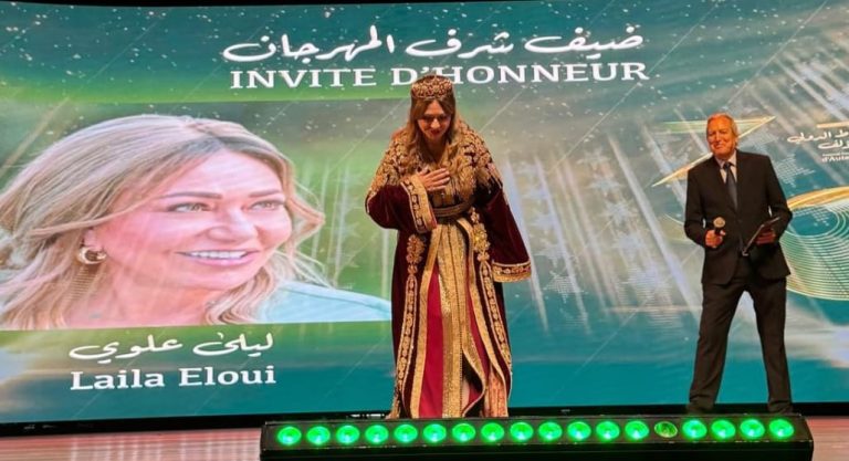 ليلى علوي بالقفطان المغربي في مهرجان الرباط الدولي لسينما المؤلف - صورة