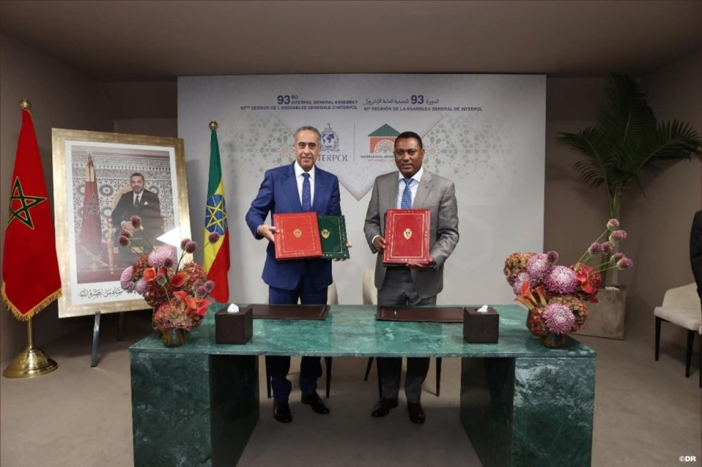 المغرب و إثيوبيا يوقعان اتفاقا للتعاون حول مكافحة الجريمة