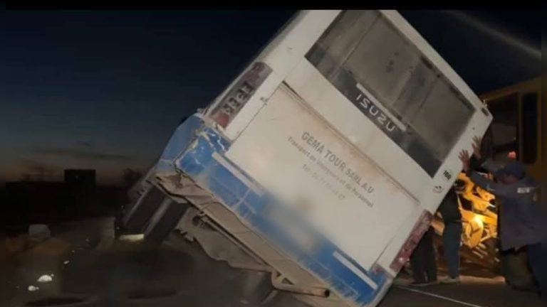 انقلاب حافلة بضواحي آسفي