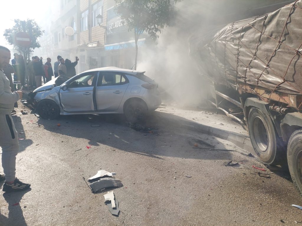 حادث سير الفنيدق