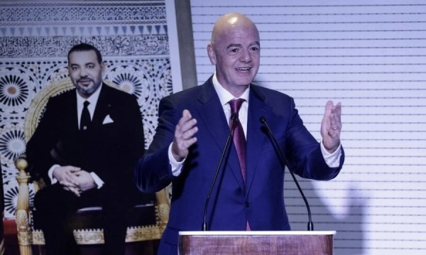 انفانتينو: كان المغرب اسثتنائي و أشكر الملك على حفاوة الاستقبال