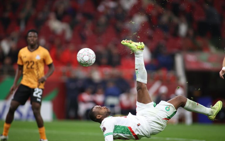 الكاف تختار أيوب الكعبي كأفضل لاعب في مباراة المغرب و زامبيا