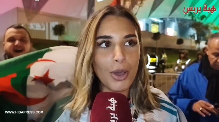 جماهير جزائرية تحتفل بالرباط بعد التأهل لثاني أدوار كأس أمم إفريقيا