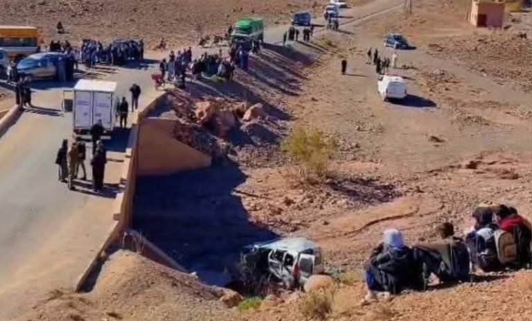حادث سير تنغير