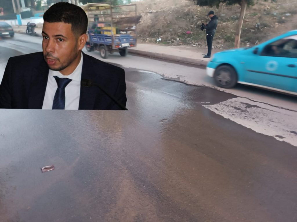 كارثة شارع الجنرال الكتاني بسطات.. مستشار جماعي يطالب بدورة استثنائية