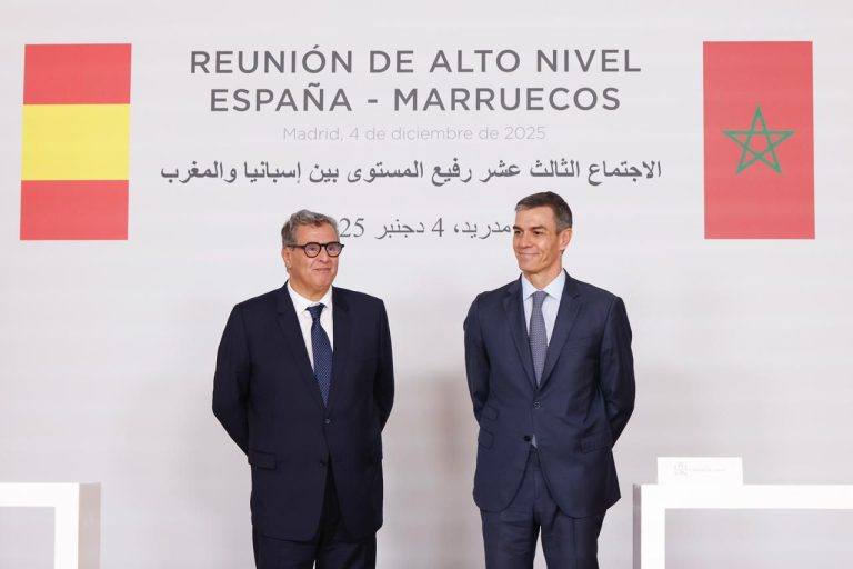 عزيز أخنوش وبيدرو سانشيز