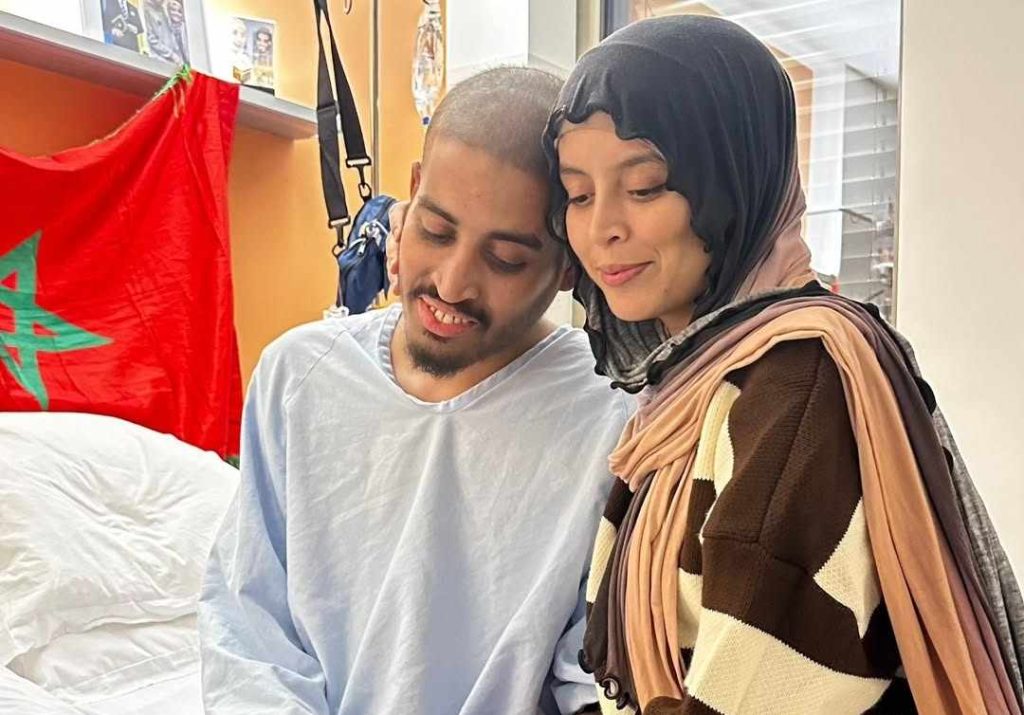 خديجة الصديقي وزوجها الراحل