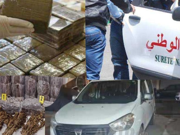 أمن بركان يفكك شبكة إجرامية ويحجز شحنات مخدرات وأسلحة