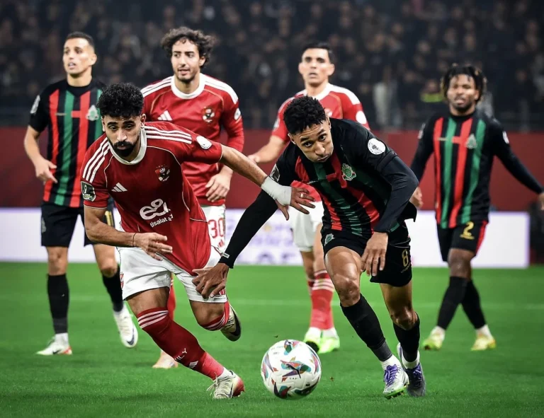 الجيش الملكي يتأهل لربع نهائي دوري الأبطال بعد تعادله أمام مضيفه الأهلي المصري