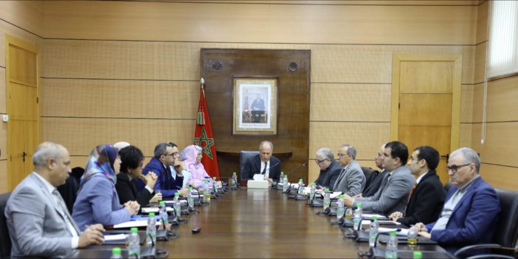 برادة يستقبل أعضاء المهمة الاستطلاعية حول واقع المطاعم المدرسية
