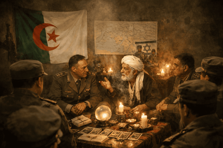 "جمهورية المسرح" (4).. الجزائر تُحارب إسرائيل بـ"خُطّة عرّافٍ"، ومسؤولون يُسيّرون الدّولة بـ"الدَّجل"