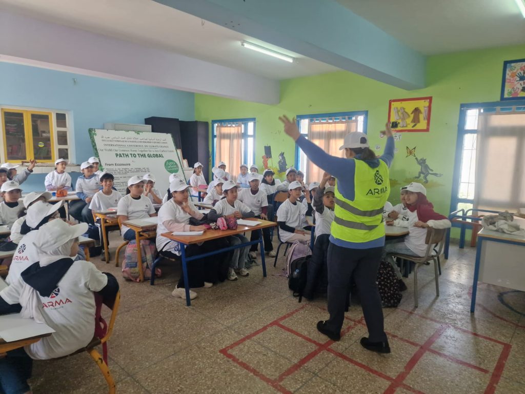 أرما تطلق حملات تحسيسية للنظافة بمدارس الصويرة