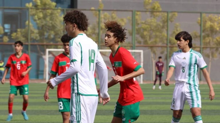 المنتخب المغربي لأقل من 16 سنة يتعادل أمام الجزائر بهدفه لمثله