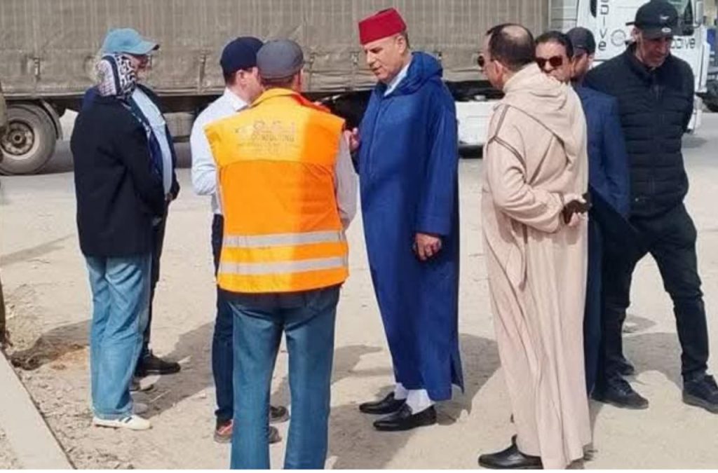 عامل إقليم سيدي سليمان يتفقد أوراش سيدي يحيى الغرب