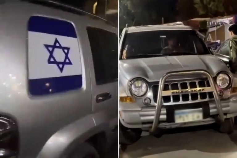 مصر.. تفاصيل حادث دهس بسيارة تحمل علم إسرائيل