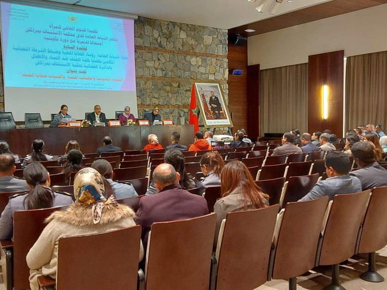 الوكيل العام بمراكش يعقد لقاءا حول تعزيز الحماية القانونية والقضائية للنساء والفتيات ضحايا العنف