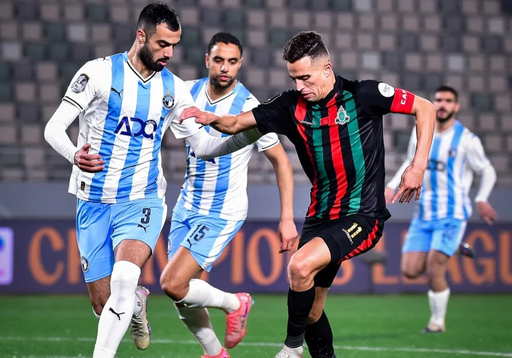 الجيش الملكي يطيح ببيراميدز ويتأهل إلى نصف نهائي دوري الأبطال