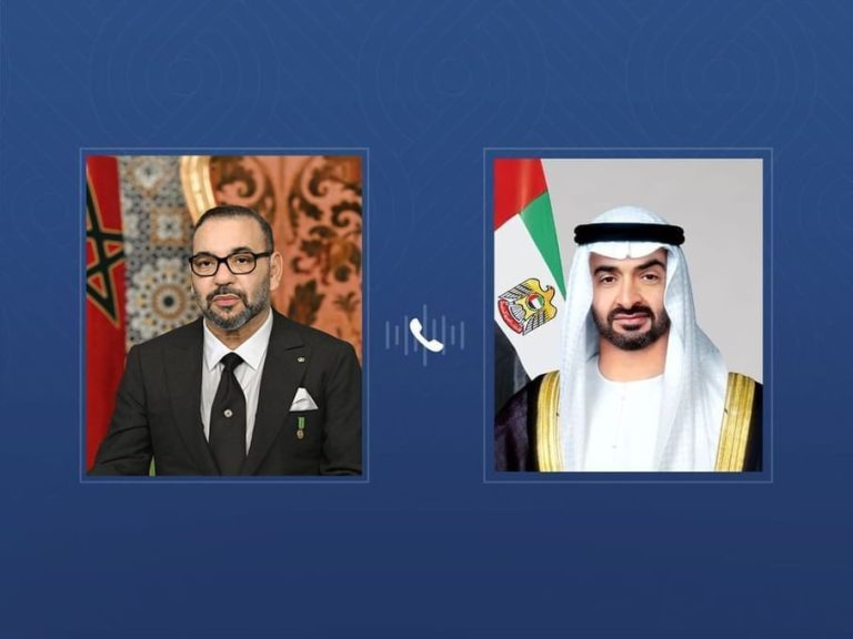 اتصال هاتفي بين الملك ورئيس الإمارات حول الاعتداءات الإيرانية