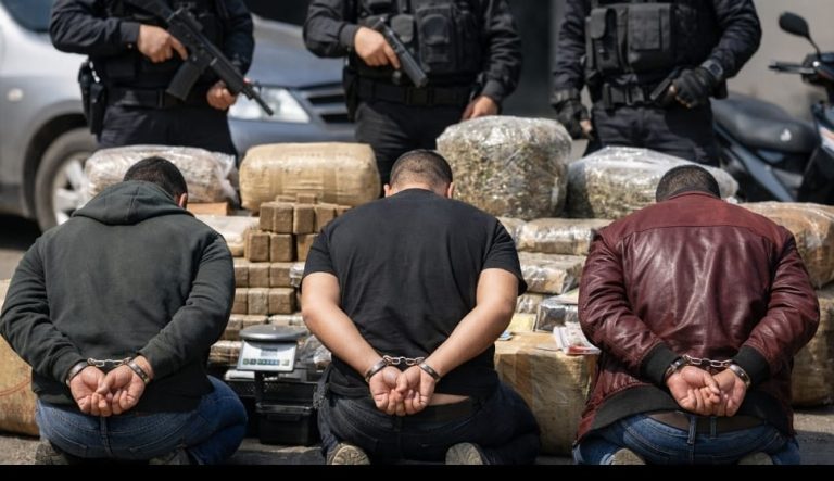 أشتوكة.. تنسيق أمني يجهض محاولة ترويج كميات كبيرة من المخدرات