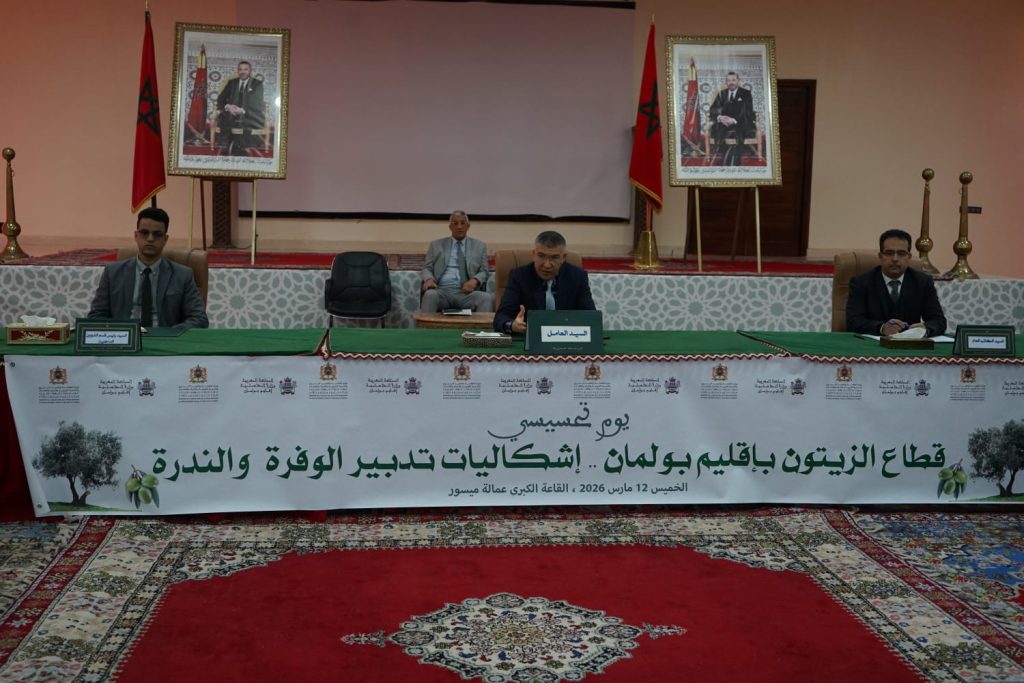 بولمان تحتضن يوماً دراسياً لتشخيص واقع قطاع الزيتون وبحث سبل تطويره