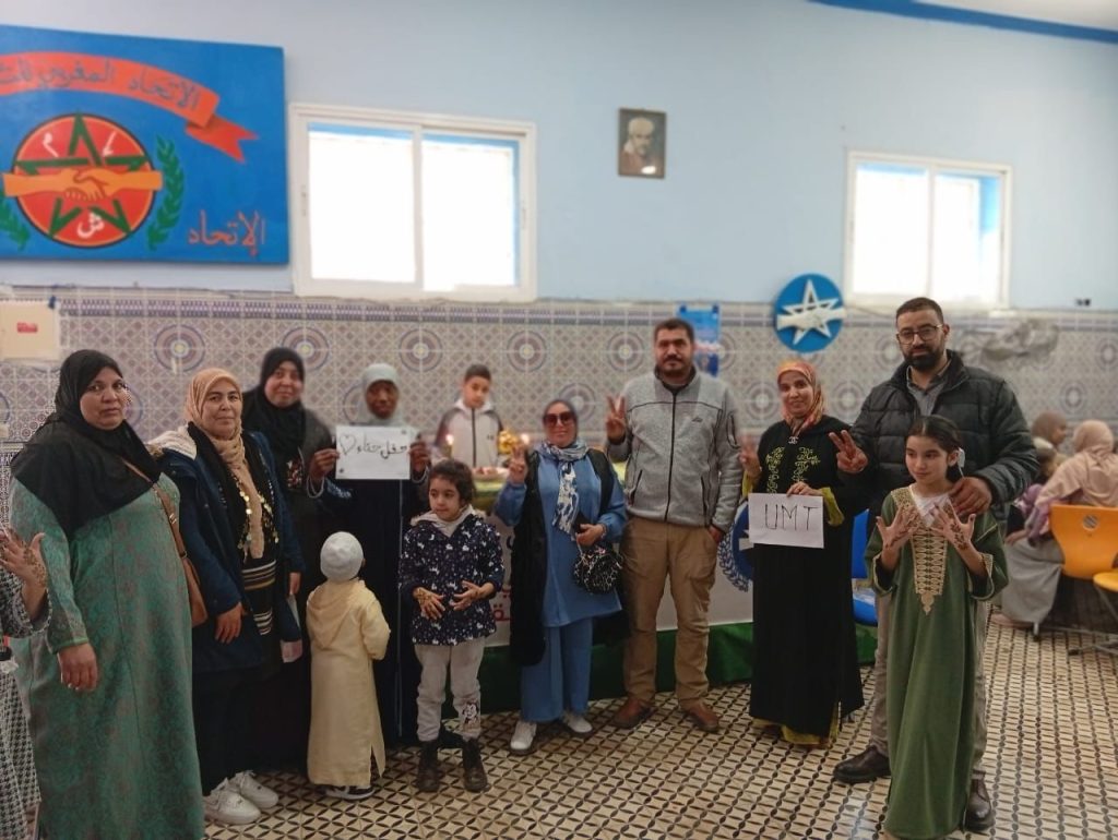 شبيبة العاملة المغربية تنظم حفل حناء للأطفال في الناظور(صور)