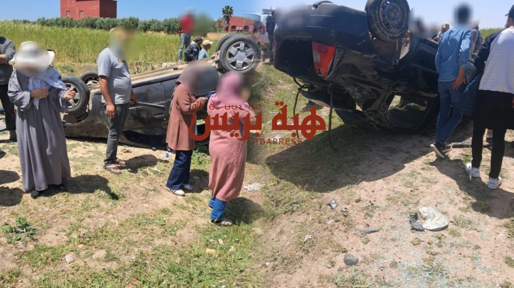 سطات.. انقلاب سيارة ونجاة 5 أستاذات من الموت بأعجوبة