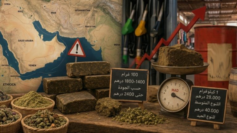 أزمة هرمز تلهب "بورصة كتامة".. الحشيش يتضرر من كلفة النقل