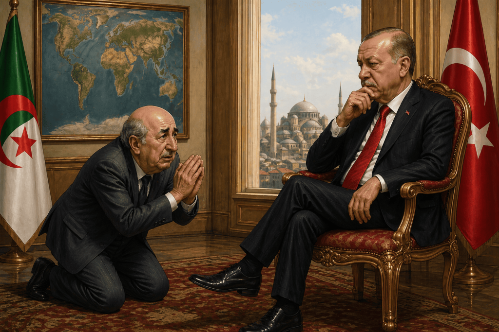 تبون يستجدي أوردوغان للتدخل لدى ترامب في ملف الصحراء المغربية