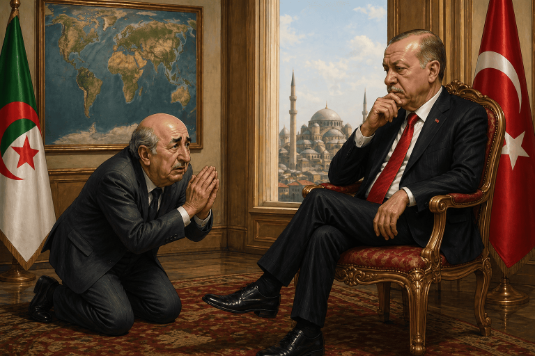 تبون يستجدي أوردوغان للتدخل لدى ترامب في ملف الصحراء المغربية