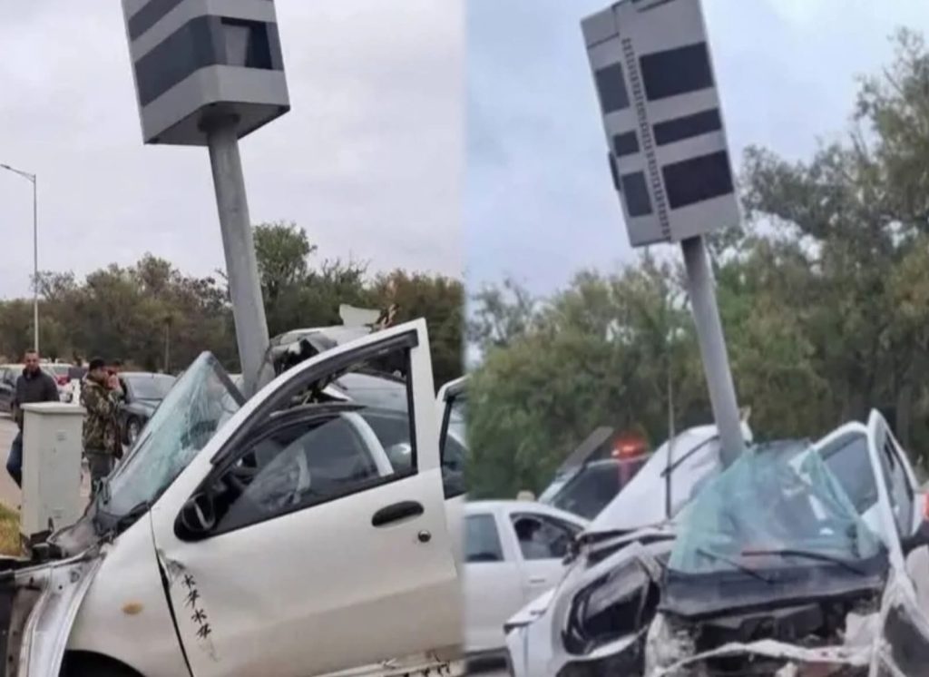 انحراف سيارة يصطدم برادار ويرسل سائقها إلى المستشفى بالقنيطرة