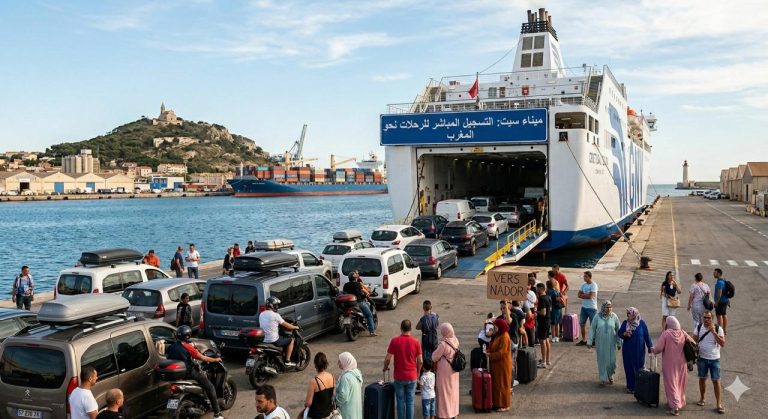 تزايد الإقبال على خط "سيت-الناظور".. كيف أصبح الميناء الفرنسي المفضل لمغاربة الخارج؟