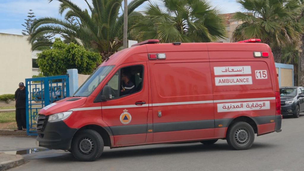 السوالم الطريفية.. إصابات جراء اصطدام سيارة نقل مدرسي بحائط