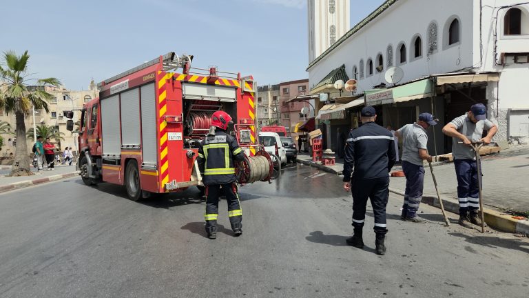البيضاء.. اندلاع حريق مهول بمسجد القدس بالبرنوصي