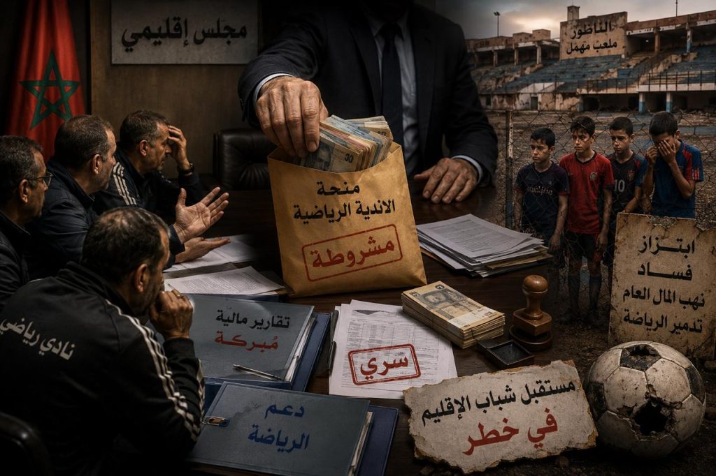 فضيحة "المنح المشروطة" بالناظور.. مكاتب مسيرة تكسر جدار الصمت وتطالب بالتحقيق في ابتزاز الأندية الرياضية