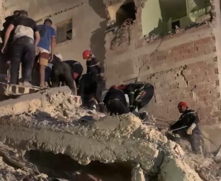 ارتفاع حصيلة فاجعة انهيار "عمارة فاس" إلى 14 قتيلاً و5 مصابين