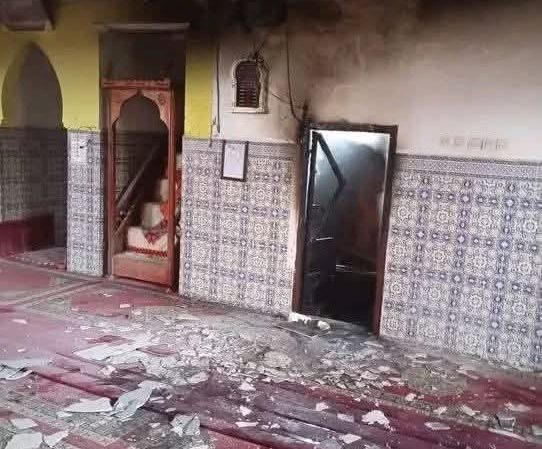 شيشاوة.. مجهول يضرم النار داخل مسجد بجماعة أسيف المال