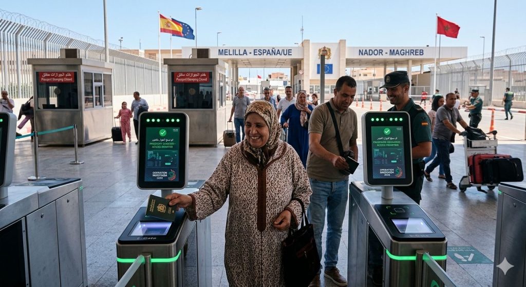 وداعا لـ"طوابير الأختام".. رقمنة شاملة تعيد رسم ملامح العبور بمليلية المحتلة