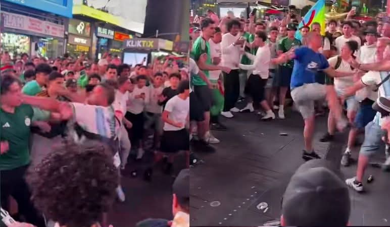 اشتباكات قوية بين مشجعين جزائريين وأرجنتينيين قبيل المواجهة المونديالية
