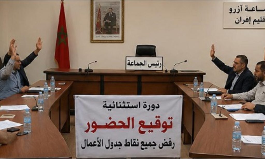 تعثر انعقاد دورة استثنائية بجماعة أزرو يثير تساؤلات حول تدبير المجلس