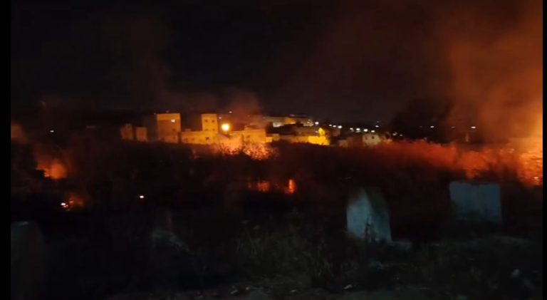 فاس.. متشرد يضرم النار بمقبرة عوينات الحجاج ويثير الهلع بالساكنة