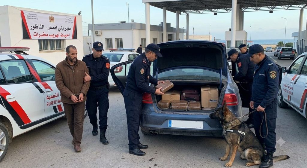 بني أنصار.. يقظة أمنية تُجهض محاولة لتهريب كميات وازنة من "الشيرا" نحو مليلية