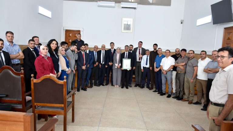 ابتدائية بالحسيمة تحتفي بأطر قضائية وإدارية
