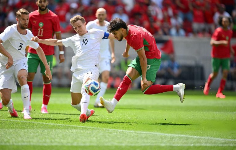 المنتخب المغربي ينهي تحضيراته للمونديال بتعادل أمام النرويج