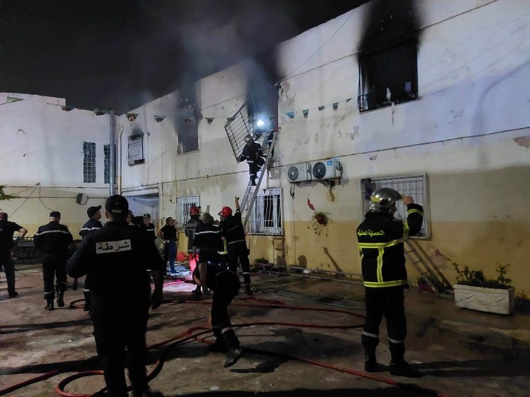 الجزائر.. الكشف عن سبب حريق دار الأيتام