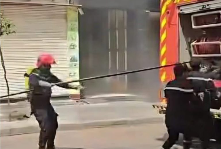 مجهودات مكثفة للوقاية المدنية تنهي حريقاً بعمارة وسط القنيطرة