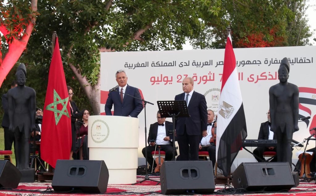 السفارة المصرية بالرباط تحتفل بالذكرى الـ74 لثورة 23 يوليو