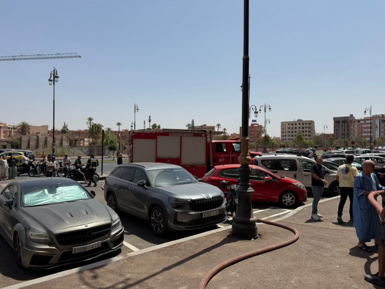 تماس كهربائي يتسبب في حريق داخل شقة بمراكش