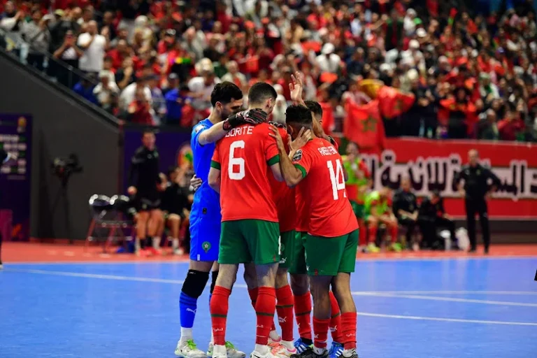 أسود الفوتسال يفوزون على المنتخب السعودي في ودية أكادير