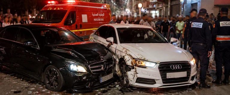 الحسيمة.. حادث سير وسط موكب زفاف بمدينة ترجيست